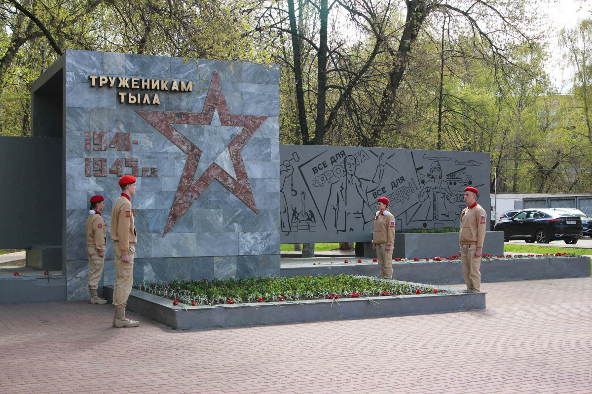 Открытие почетной Вахты Памяти состоялось в Ленинском районе 7 мая