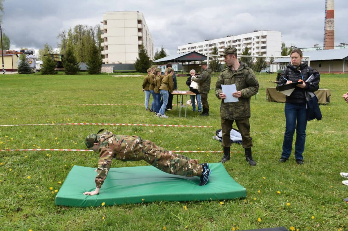 Военно-патриотическая игра «Зарница» прошла в войсковой части Кстовского района