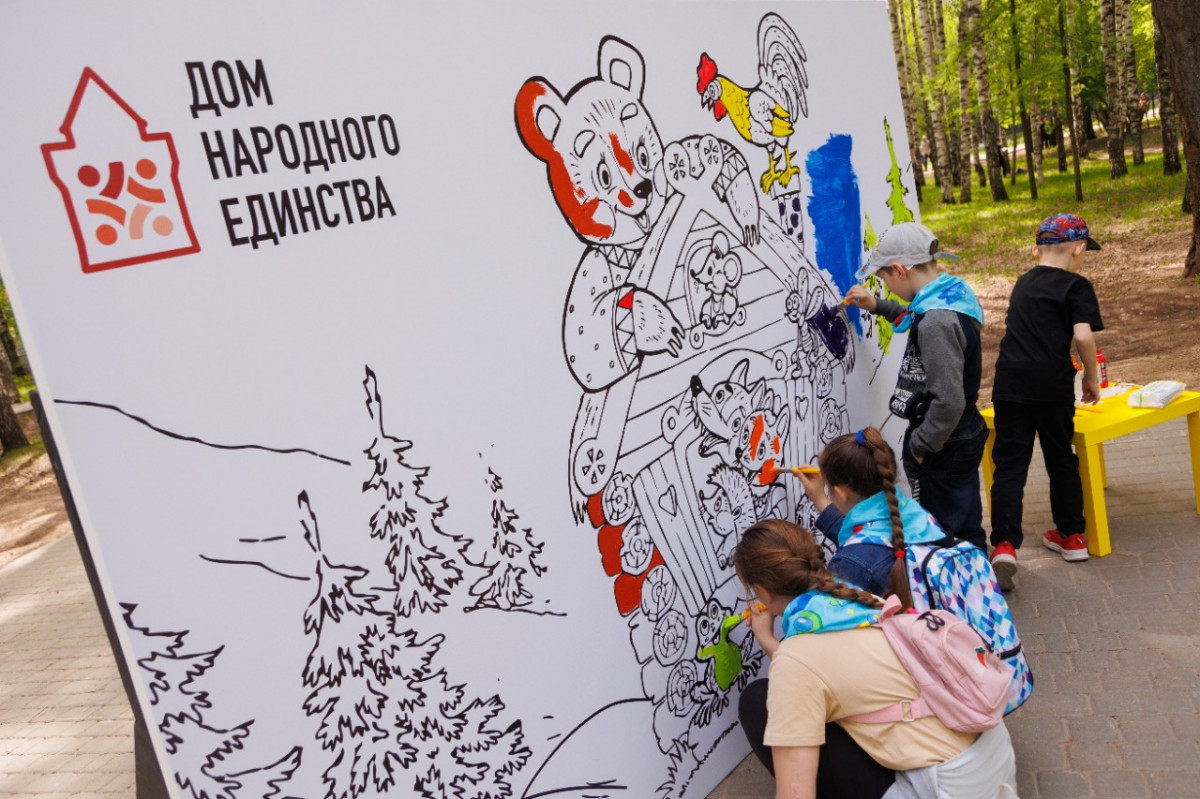 Дом народного единства стал организатором и партнером детских праздников в Нижнем Новгороде