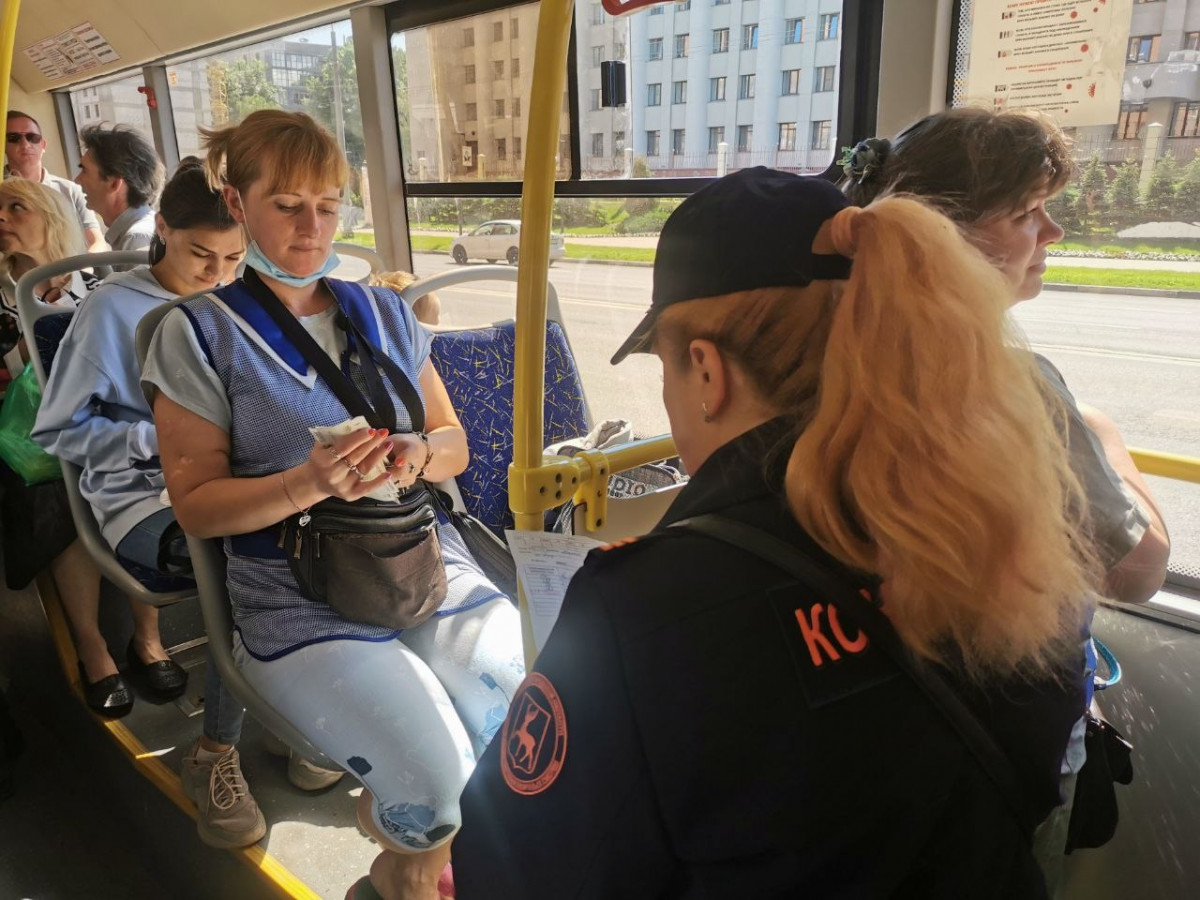 Контролеры снова появились в автобусах Нижнего Новгорода