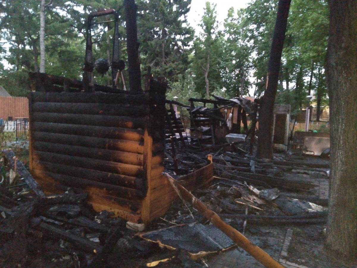 Пожар потушили в зоопарке в Балахне в ночь на 10 июня