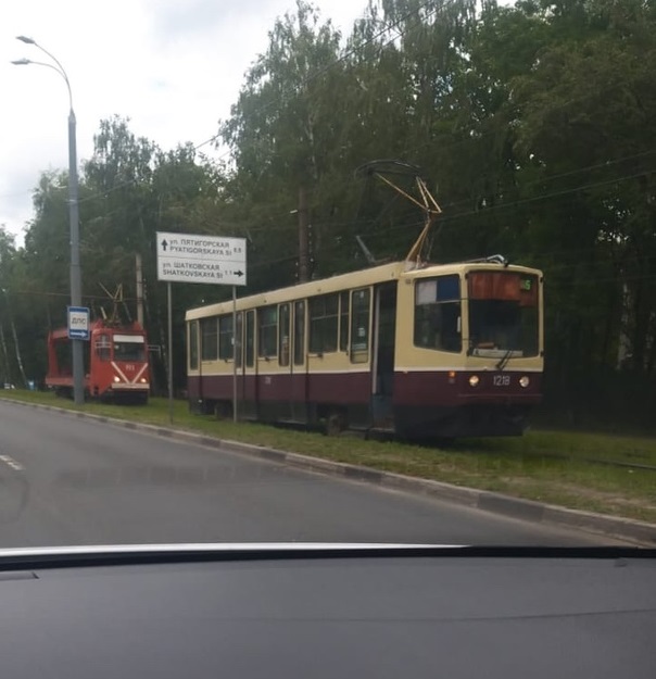 Трамвай сошел с рельсов в Приокском районе 20 июня