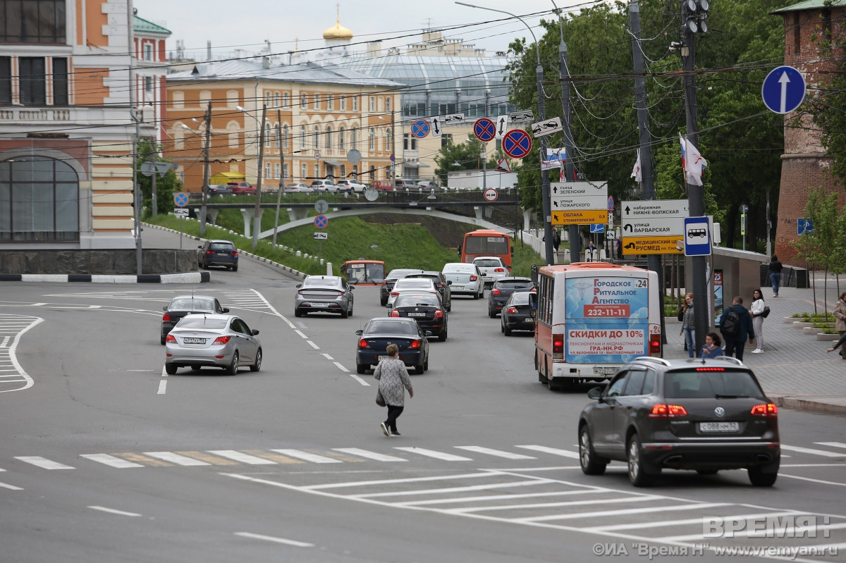Движение транспорта изменится в центре Нижнего Новгорода 23 июня