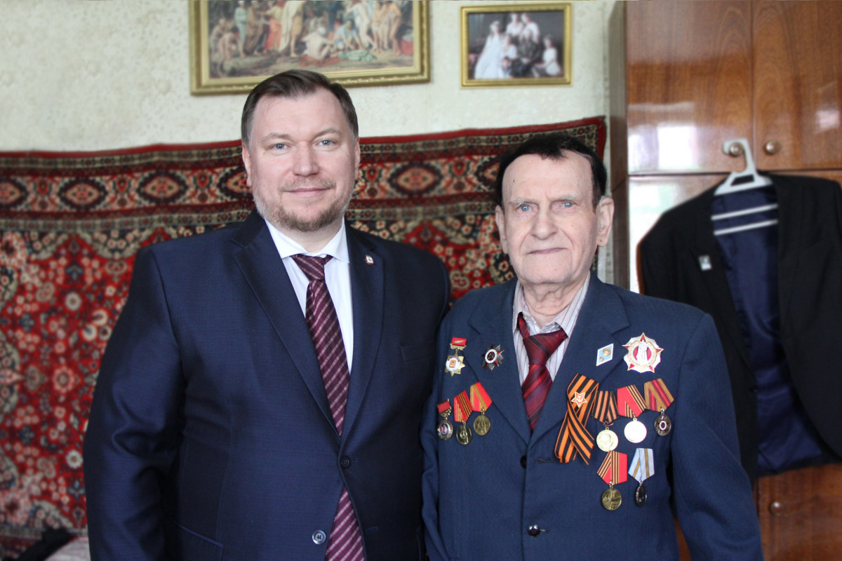 Заслуженного ветерана Нижегородской области Михаила Цвика поздравили с 96-летием