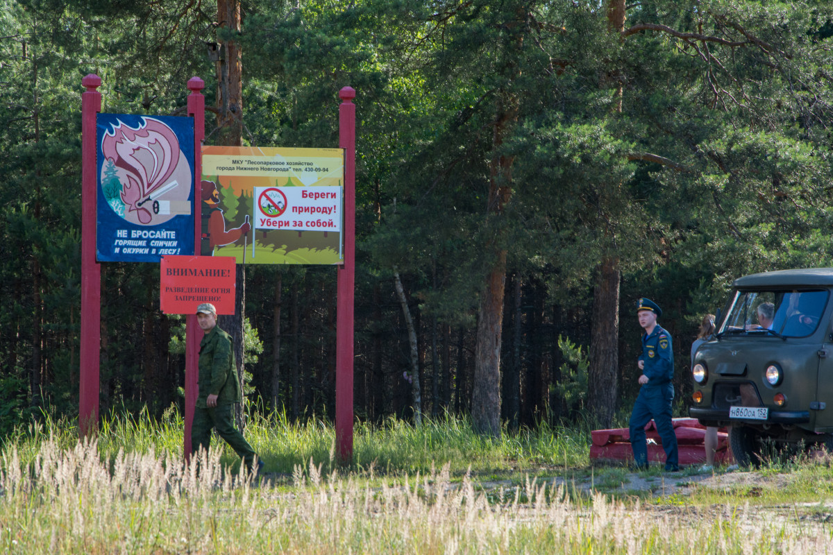 Нижегородцев могут оштрафовать на 20 тысяч рублей за разведения огня в лесах