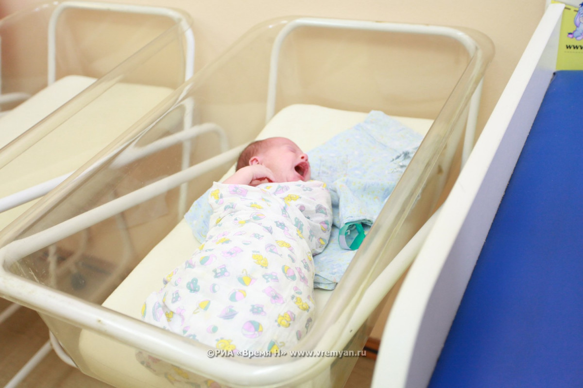 Более 11,7 тысяч младенцев родились в Нижегородской области с начала года