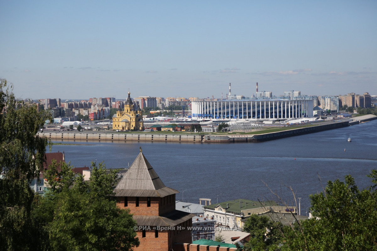 Ясная погода и до +25°C ожидается в Нижнем Новгороде 28 июня