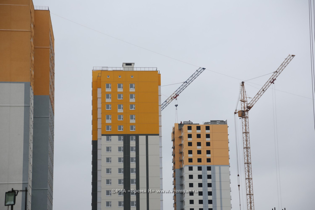 Число выданных разрешений на строительство сократилось почти вдвое в Нижнем Новгороде