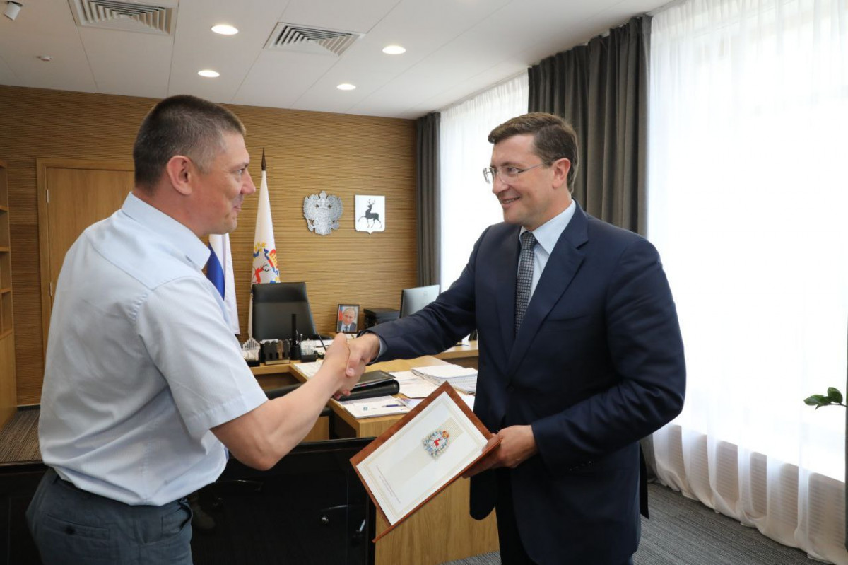Никитин поздравил Камышева с назначением на пост главы УМВД по Тверской области