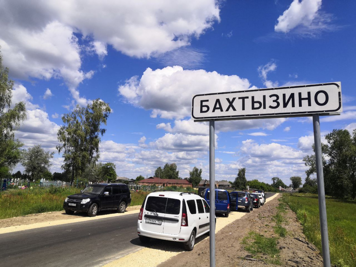 Подъезд к селу Бахтызино отремонтировали в Вознесенском районе по нацпроекту