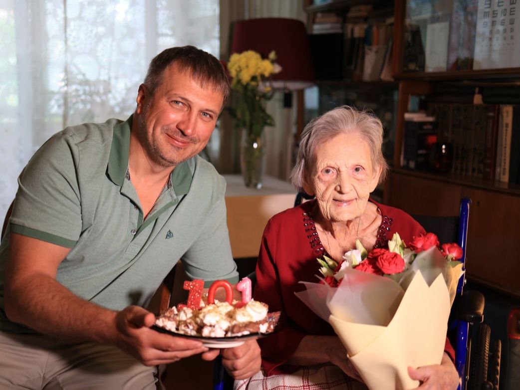 Жительница Дзержинска Ольга Забелло отметила 101-й день рождения