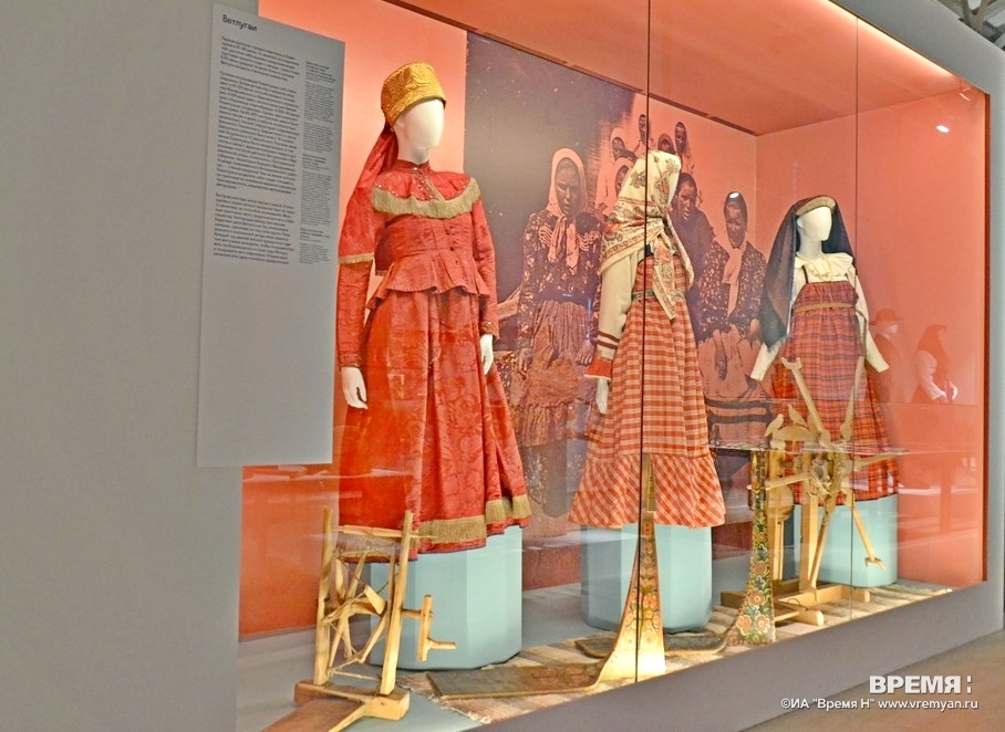 Выставка традиционных костюмов Нижегородского Поволжья открылась в НГХМ