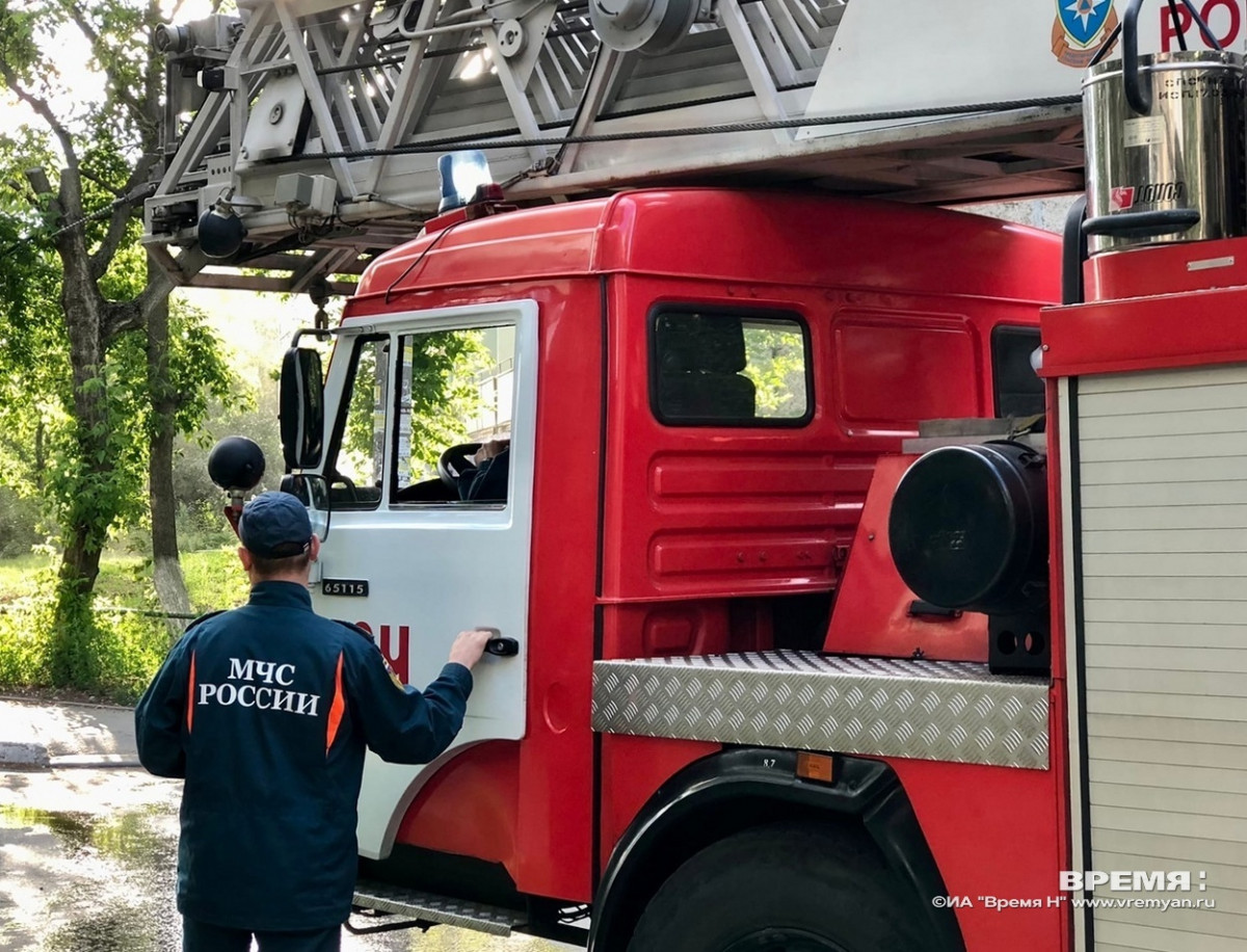 Пожар в доме на улице Баха в Нижнем Новгороде ликвидирован