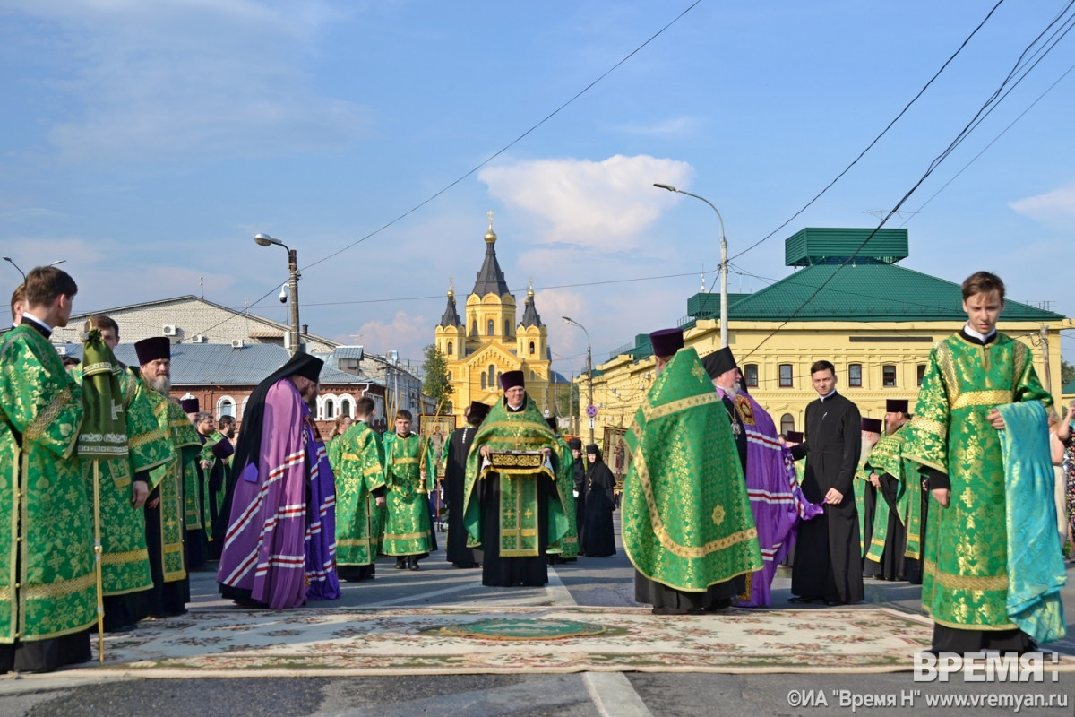 В Нижний Новгород прибыл ковчег с мощами преподобного Сергия Радонежского