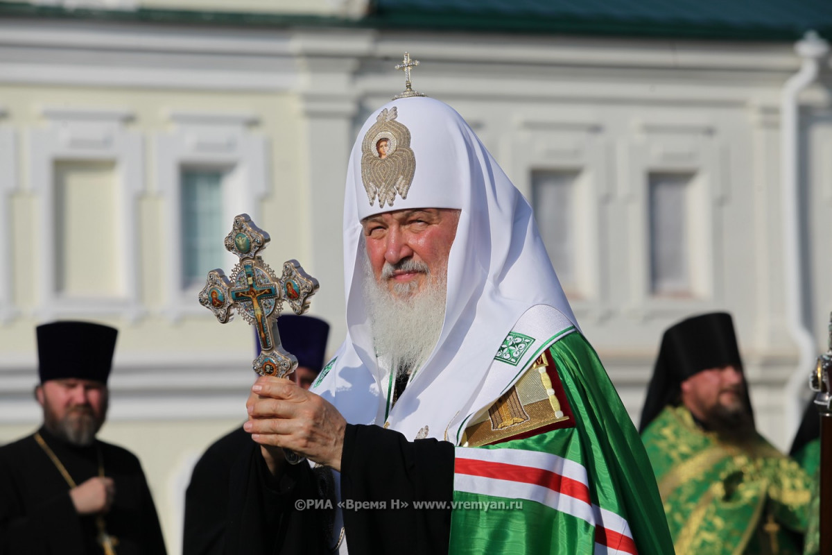 Патриарх Кирилл посетит Нижегородскую область в ближайшие выходные