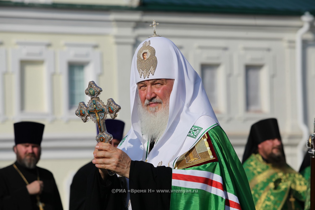 Патриарх Кирилл посетит Нижегородскую область в ближайшие выходные