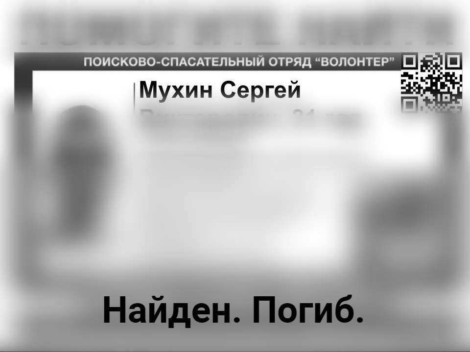 Пропавший в Нижнем Новгороде Сергей Мухин найден погибшим