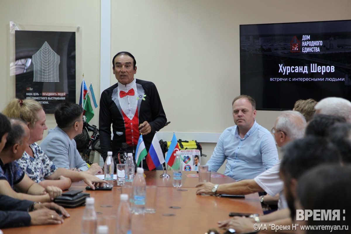 Оперный певец из Узбекистана посетил Нижний Новгород в рамках велопробега