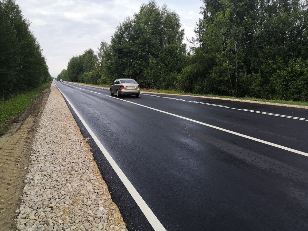 Участок дороги «Линда — Заволжье» отремонтировали в Городецком районе