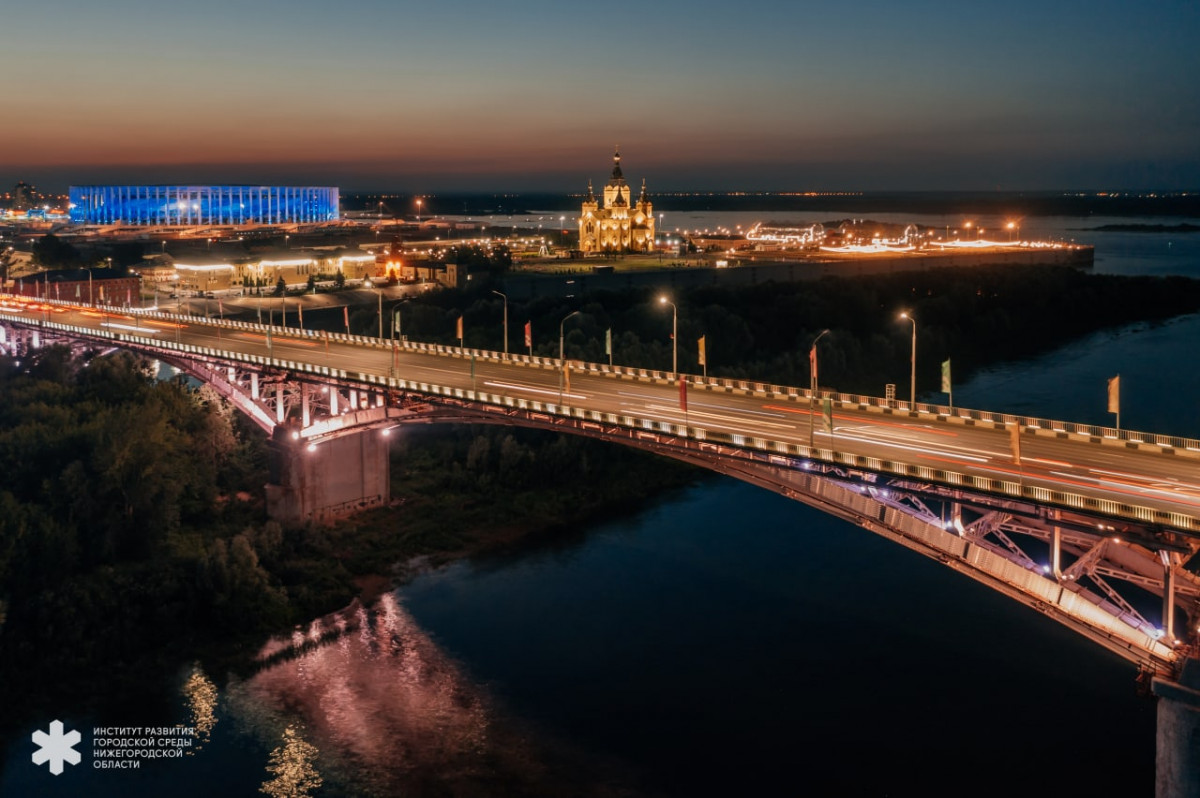 Подсветка на Канавинском мосту в Нижнем Новгороде будет работать в нескольких режимах
