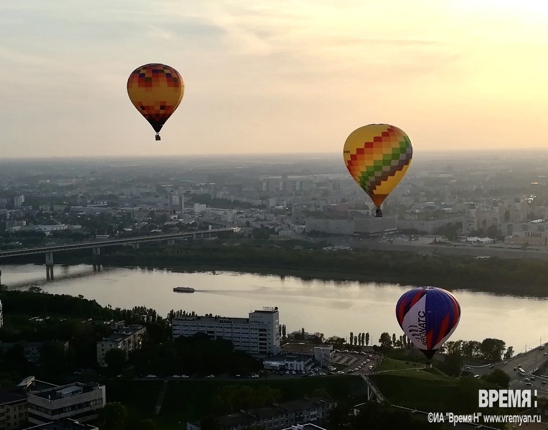 Привязные подъемы аэростатов перенесли в Нижнем Новгороде