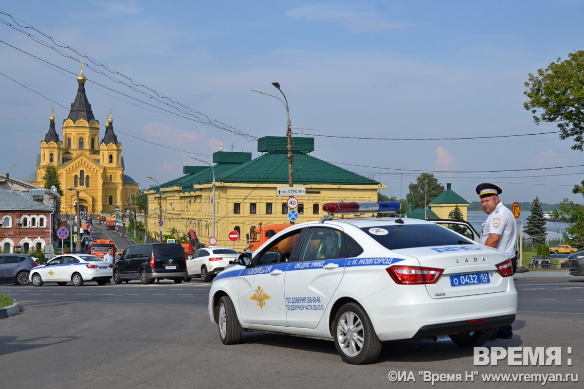 Ряд улиц перекроют в Нижнем Новгороде с 18 по 23 августа