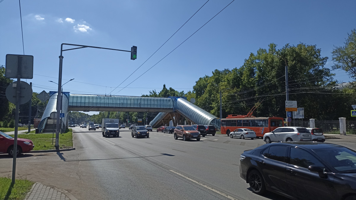 Новые светофоры установили на проспекте Гагарина в Нижнем Новгороде