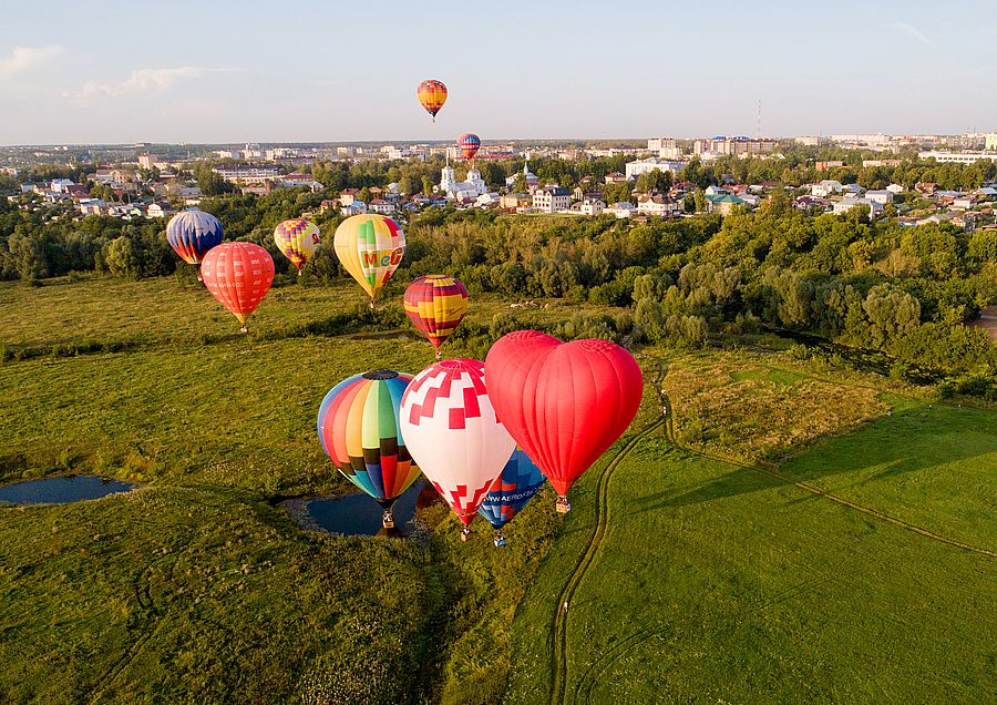 Фестиваль воздушных шаров проходит в Арзамасе