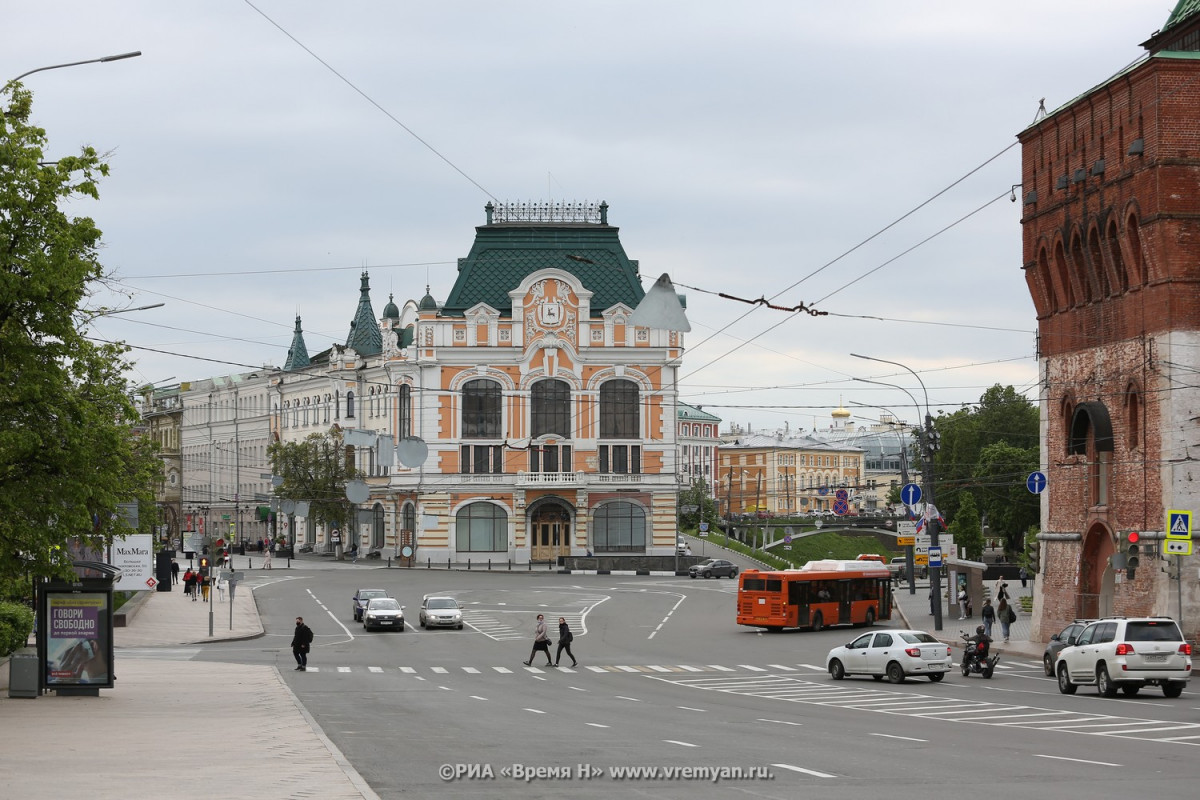 Улицу Пожарского в Нижнем Новгороде частично перекроют 15 сентября
