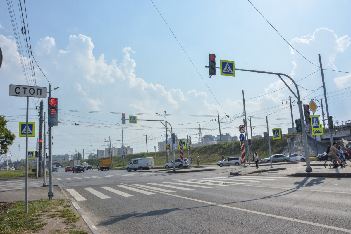 Пропускная способность перекрестка улиц Акимова и Пролетарской увеличилась после реконструкции