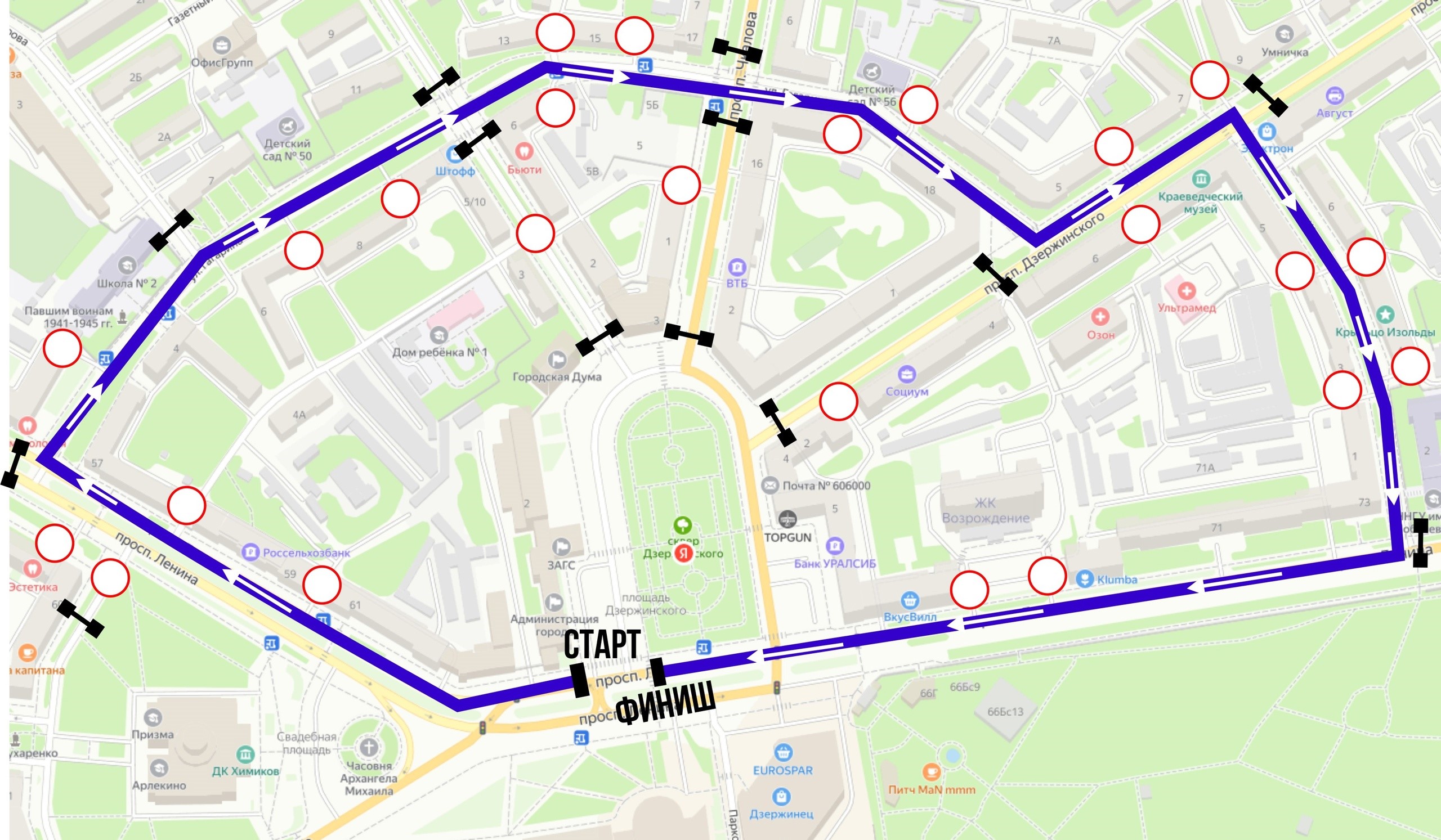 Карта движения транспорта дзержинск