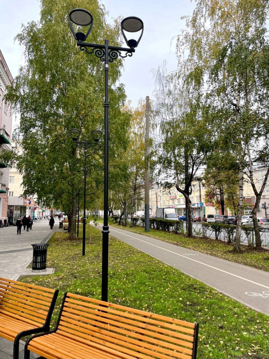 В Нижнем Новгороде завершилось благоустройство улицы Коминтерна