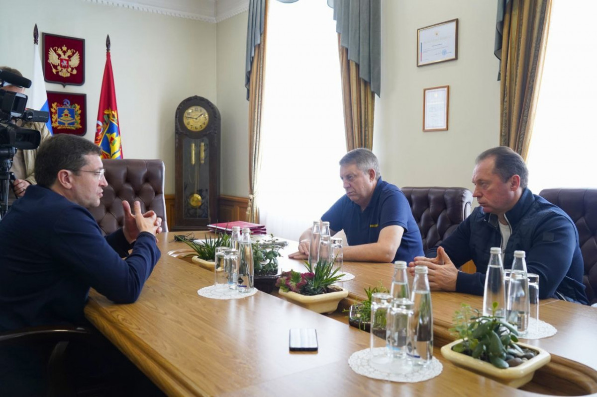 Глеб Никитин встретился с главой Брянской области