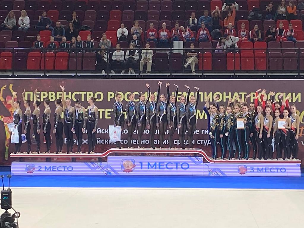 Нижегородская команда «Вдохновение» взяла бронзу на чемпионате России по эстетической гимнастике