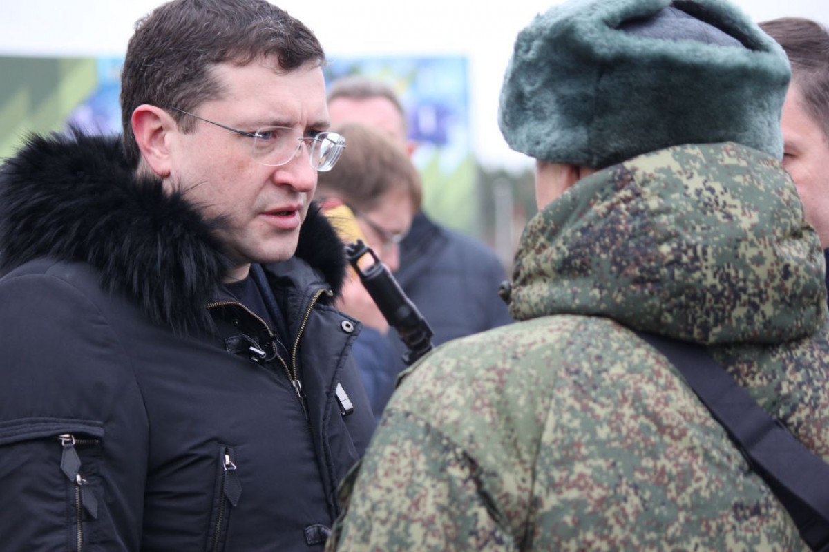 Глеб Никитин встретился с мобилизованными в двух воинских частях Нижегородской области