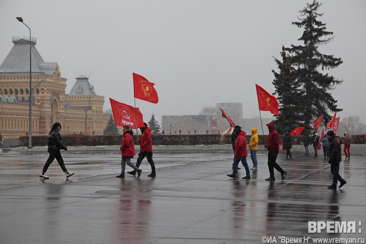 105-ю годовщину Октябрьской революции отпраздновали в Нижнем Новгороде