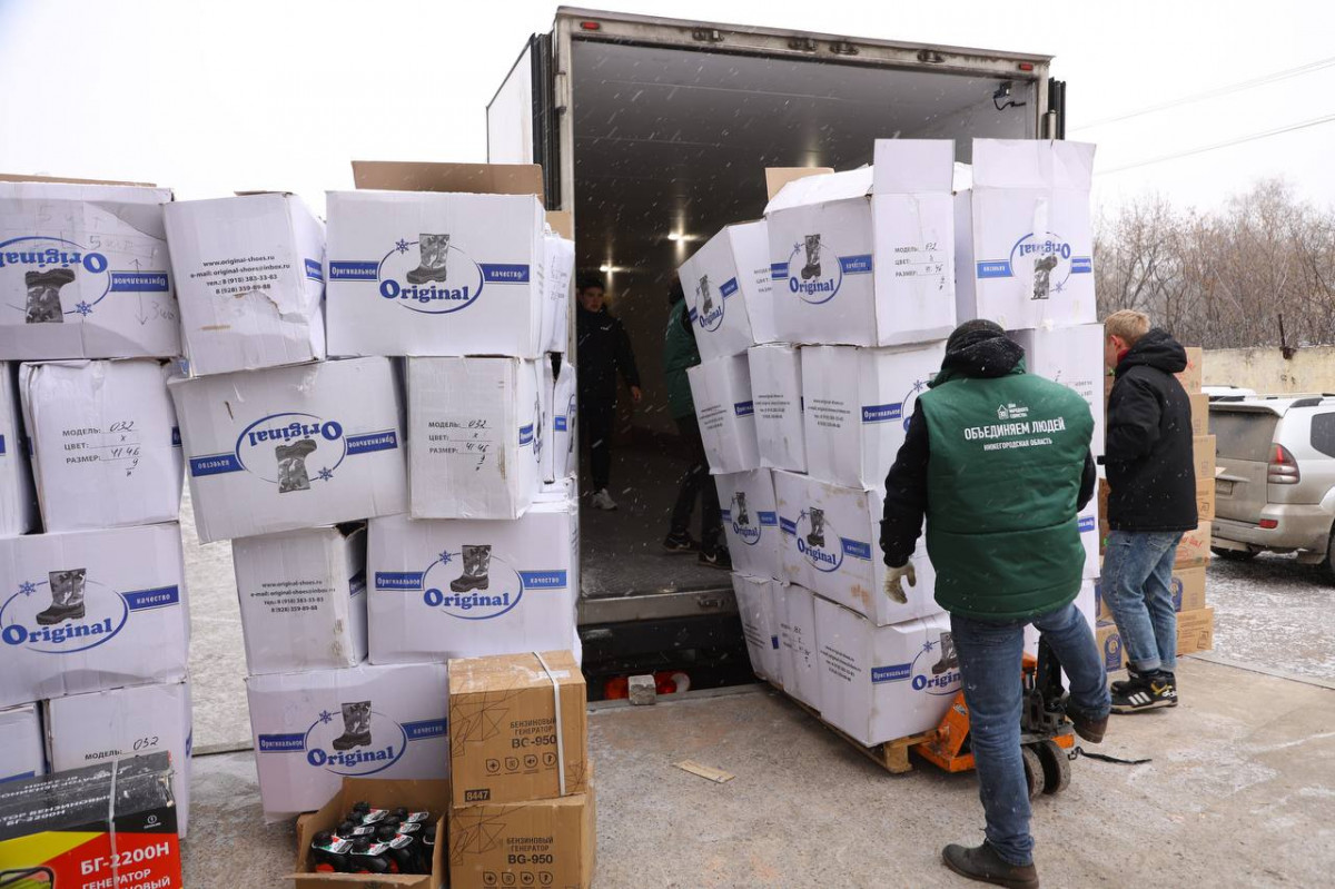 Нижегородским мобилизованным доставили очередной гуманитарный груз