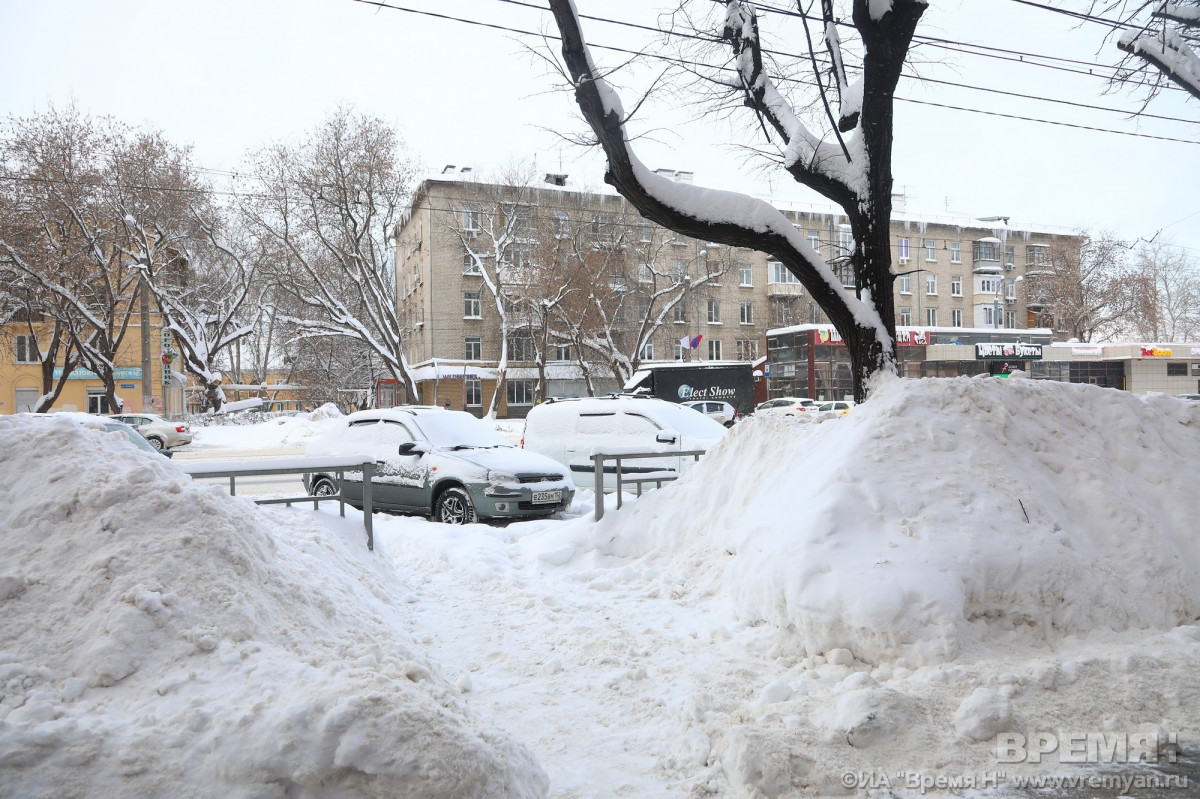 Новый снегопад в Нижнем Новгороде ожидается во вторник вечером