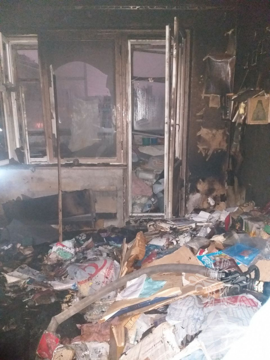 В нижегородской девятиэтажке сгорела квартира