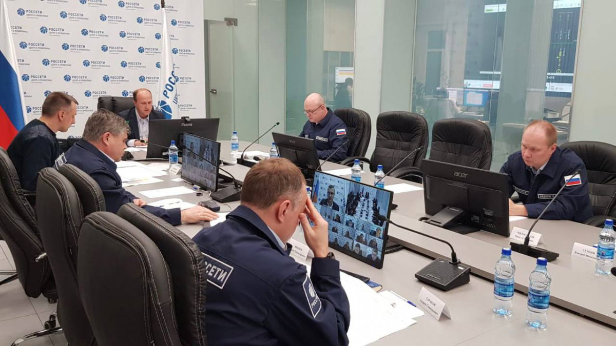 Заместитель директора ПАО «Россети» Евгений Ляпунов провел в Нижнем Новгороде штаб о ходе аварийно-восстановительных работ