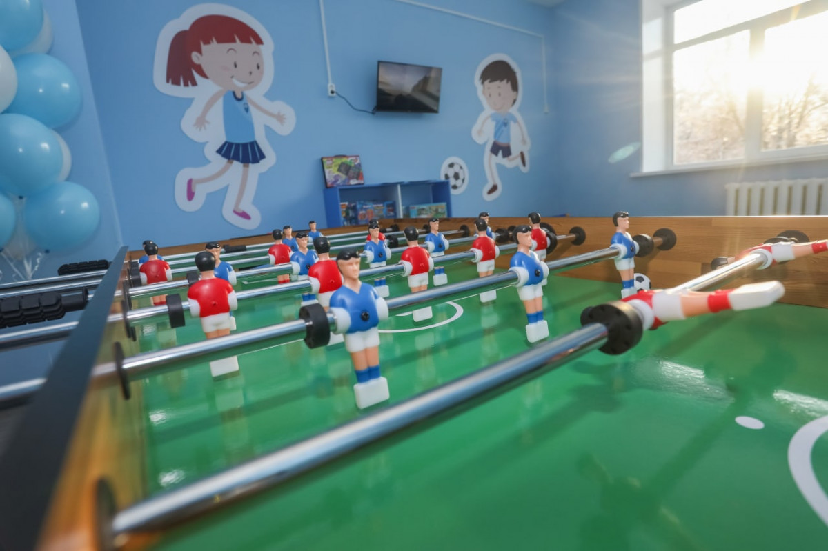 Футбольная игровая комната появилась в нижегородской больнице №27