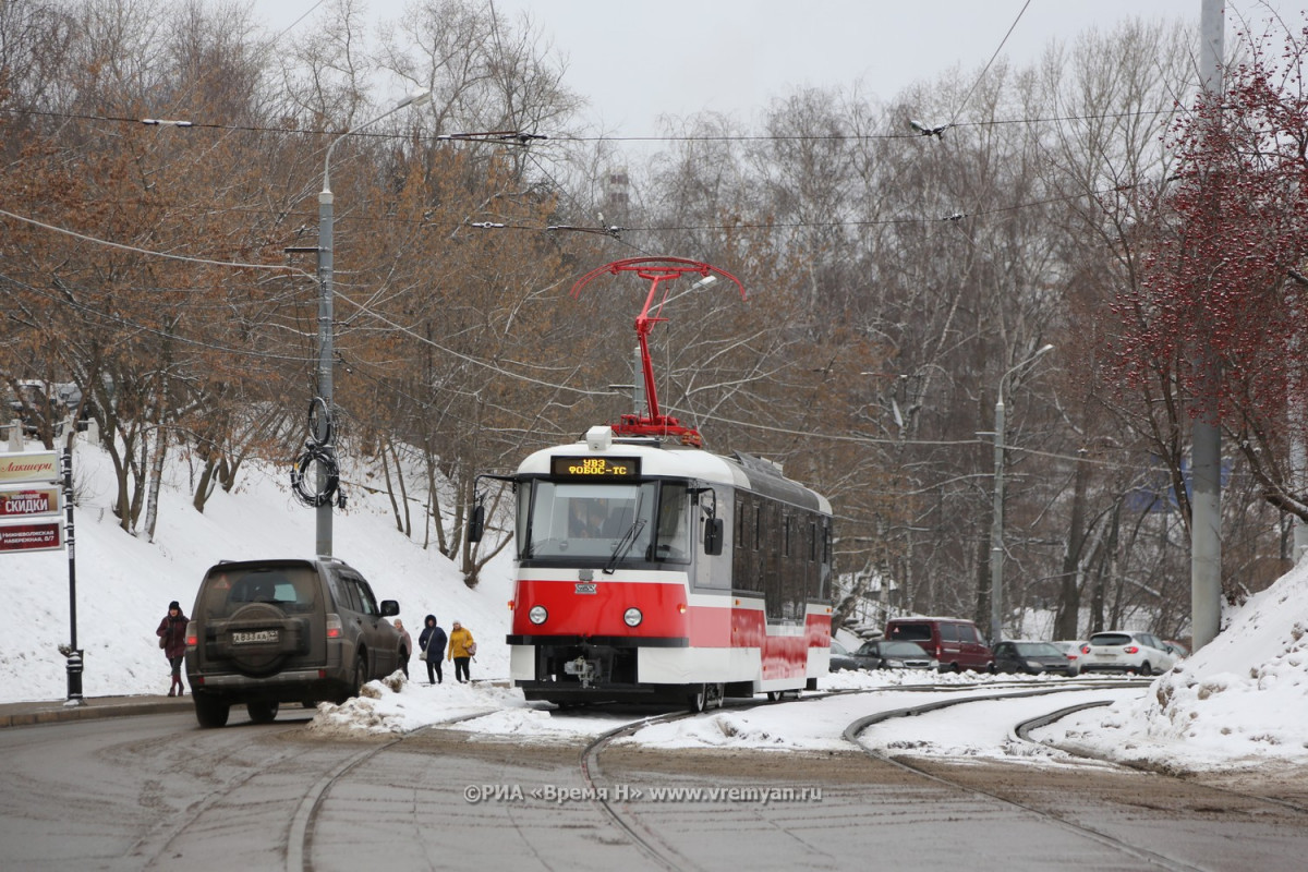Движение трамвая №417 приостановлено в Нижнем Новгороде