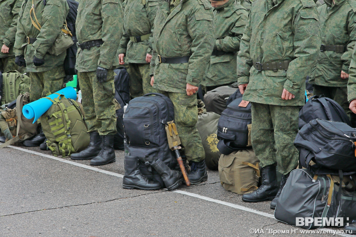 Более 1100 призывников Нижегородской области отравлены на военную службу