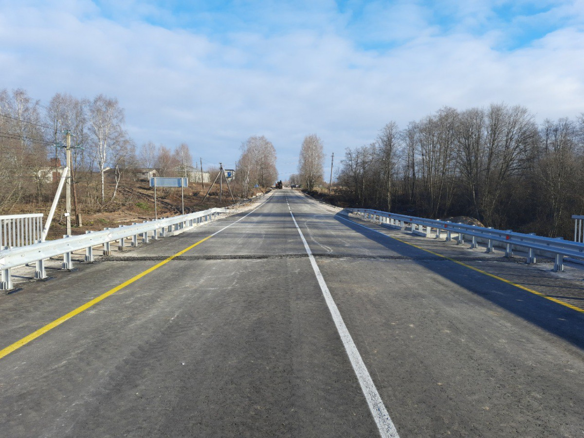 Новый мост через реку Санахту построен в Чкаловском районе благодаря нацпроекту