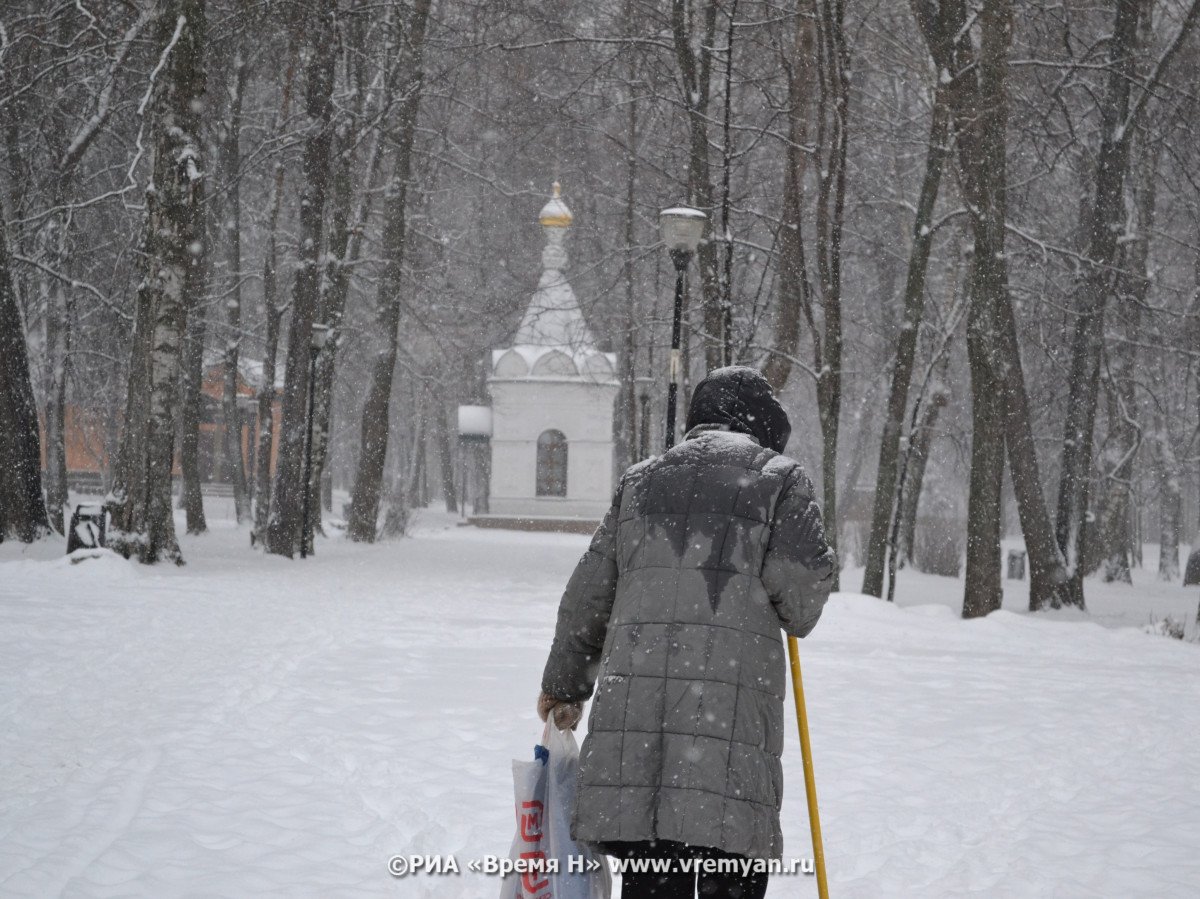 Сильный снегопад ожидается в Нижнем Новгороде в ближайшие часы