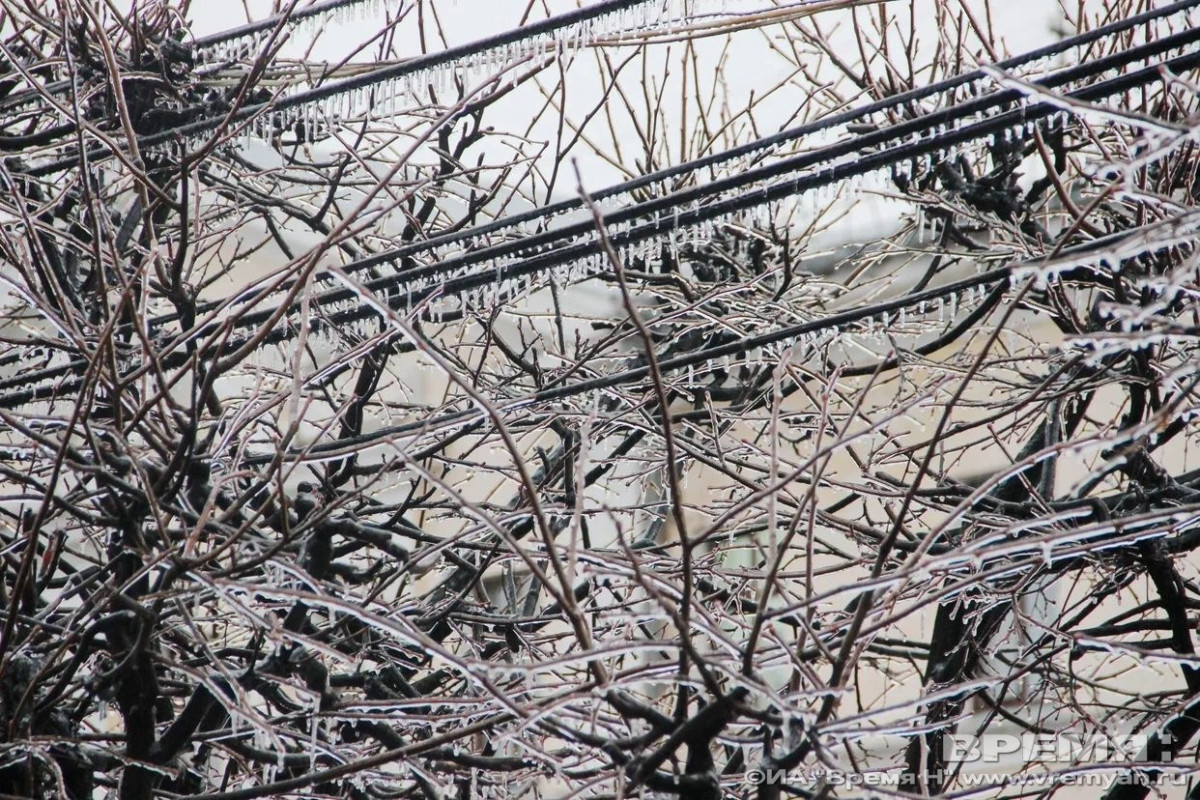 Более 5,7 тысяч жителей Богородского округа остались без света из-за ледяного дождя