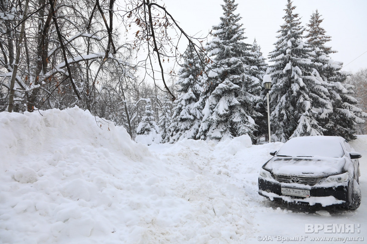 Снег в Нижнем Новгороде будет идти весь день