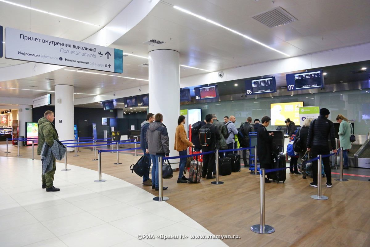 Прием рейсов из Москвы в нижегородском аэропорту 22 декабря не планируется