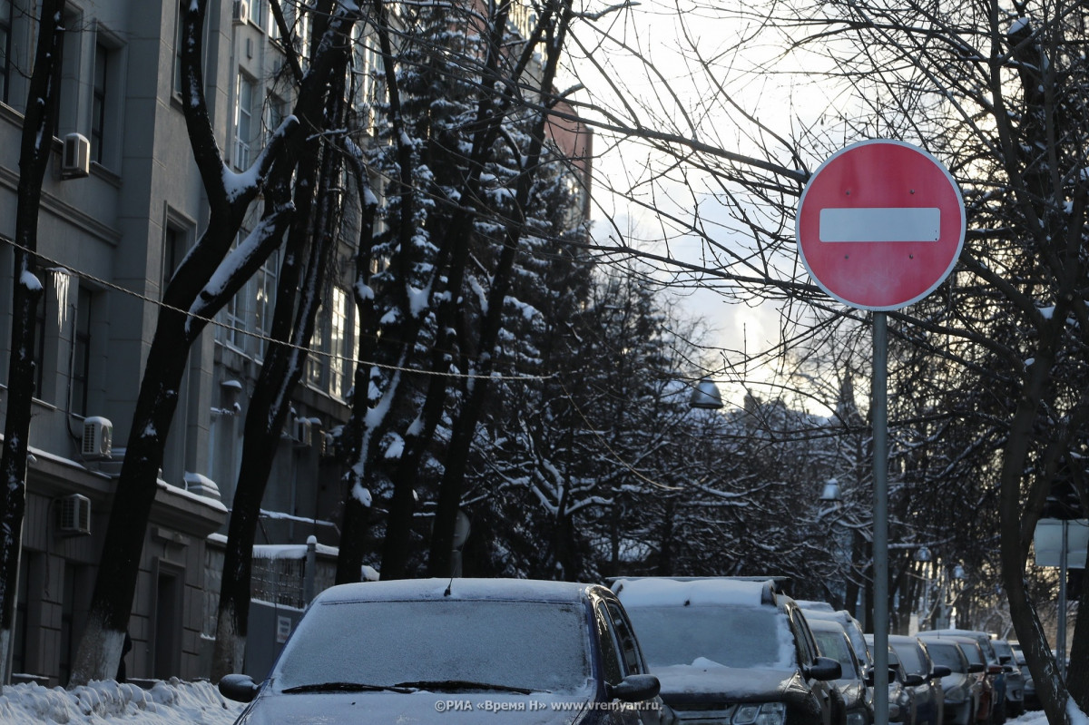 Участок улицы Ошарской в Нижнем Новгороде перекроют 23 декабря