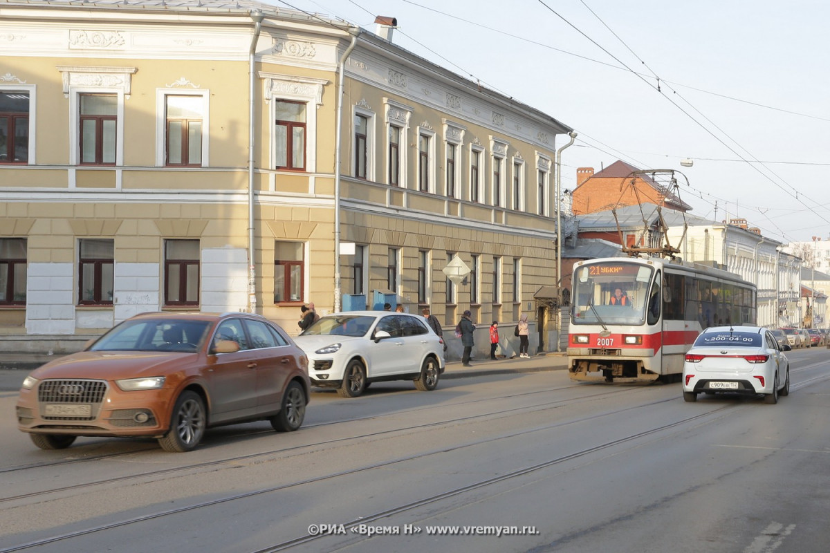 Движение трамвая №2 приостановят в Нижнем Новгороде
